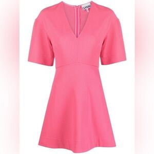 Ganni Pink Mini Dress
